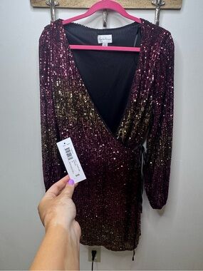premier amour womens rhinestone long sleeve sheath dress Stylish New Women's Long Sleeve Rhinestone Mesh See-through Sheath Party  Dress